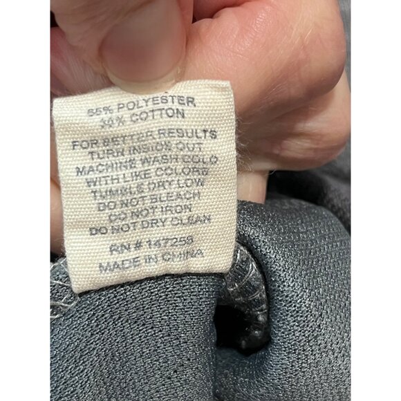 Simply Southern Collection Womens Quilted‎ Pullover Sweater Gray Medium - Picture 9 of 12